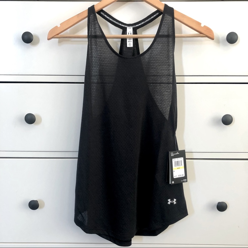 NWT Under Armour Women’s Heat Gear Streaker Run Tank